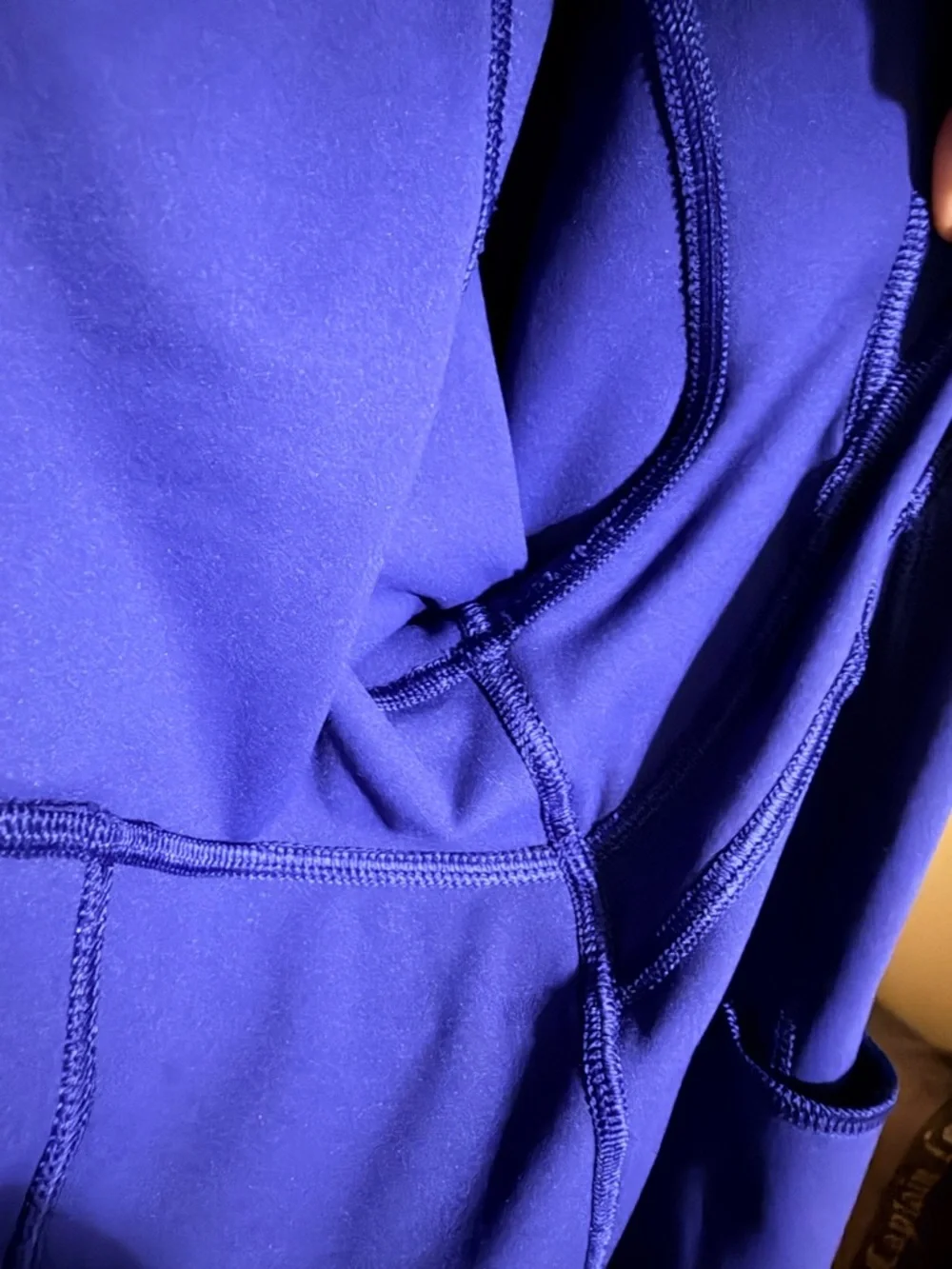 Lululemon Define Cropped Hooded Jacket Nulu in Deep Sea Blue - Picture 7 of 8